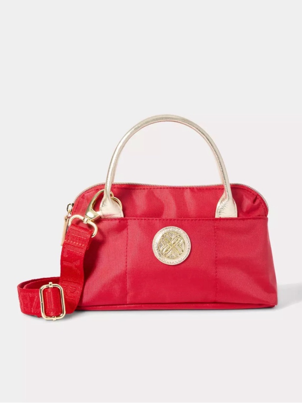 NWT Lilly Pulitzer Kerrington Top Handle Mini Bag “Cranberry Red” - Picture 2 of 7